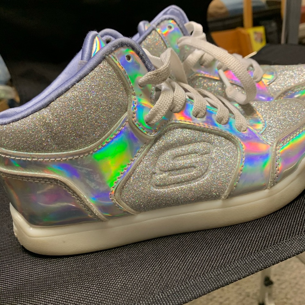 Kids Skechers light-up sneakers